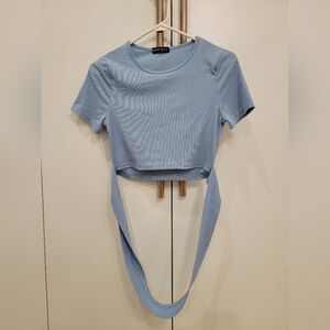 Shein strappy croptop